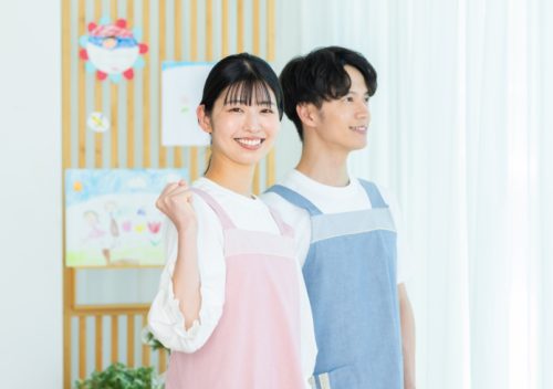 保育士のエプロン