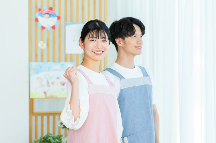 保育士のエプロン